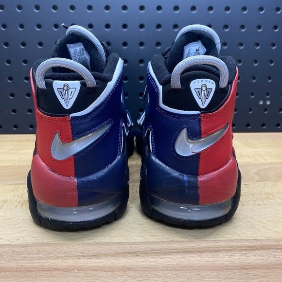 Nike Air More Uptempo '96 GS Retro Shoes Black Red Youth Size 5Y / Women’s 6.5 - Picture 8 of 12